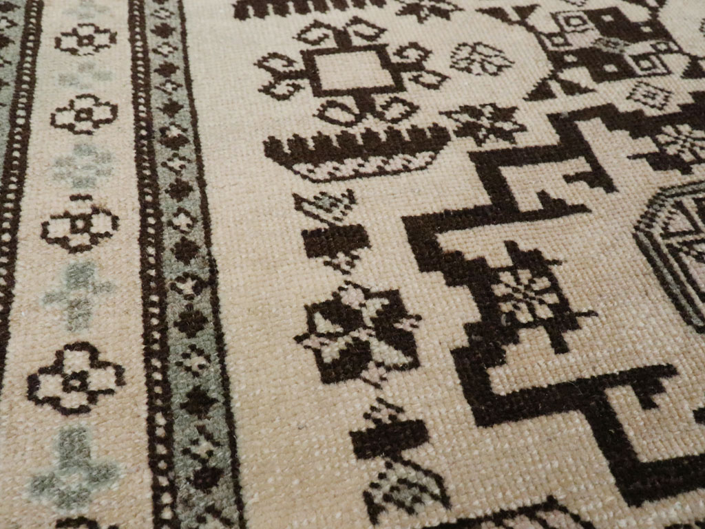 Vintage Persian Tabriz Rug (Pair: 2 of 2), No.23443 - Staging