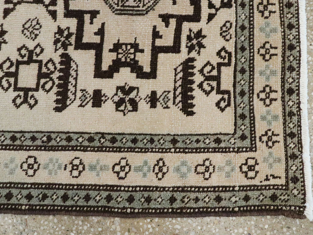 Vintage Persian Tabriz Rug (Pair: 2 of 2), No.23443 - Staging