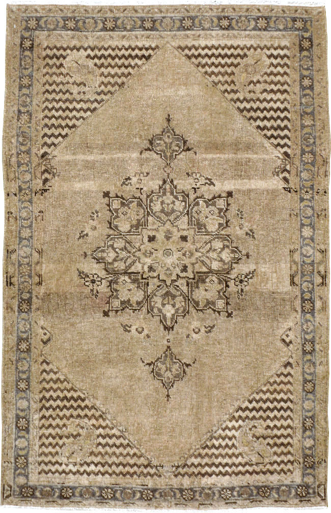 Antique Persian Tabriz Rug, No.23452 - Staging
