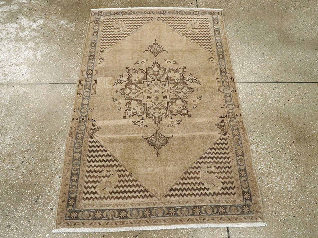 Antique Persian Tabriz Rug, No.23452 - Staging