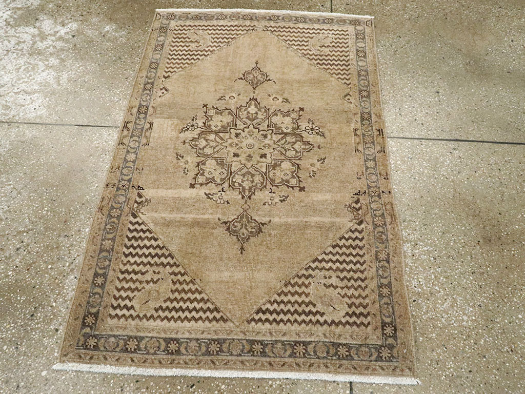 Antique Persian Tabriz Rug, No.23452 - Staging