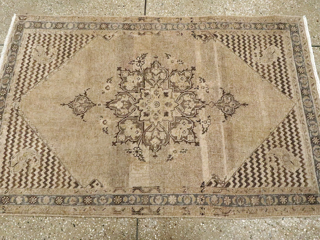 Antique Persian Tabriz Rug, No.23452 - Staging