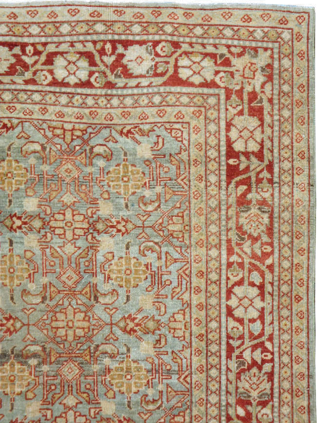 Antique Persian Mahal Gallery Runner, No.23453 - Staging