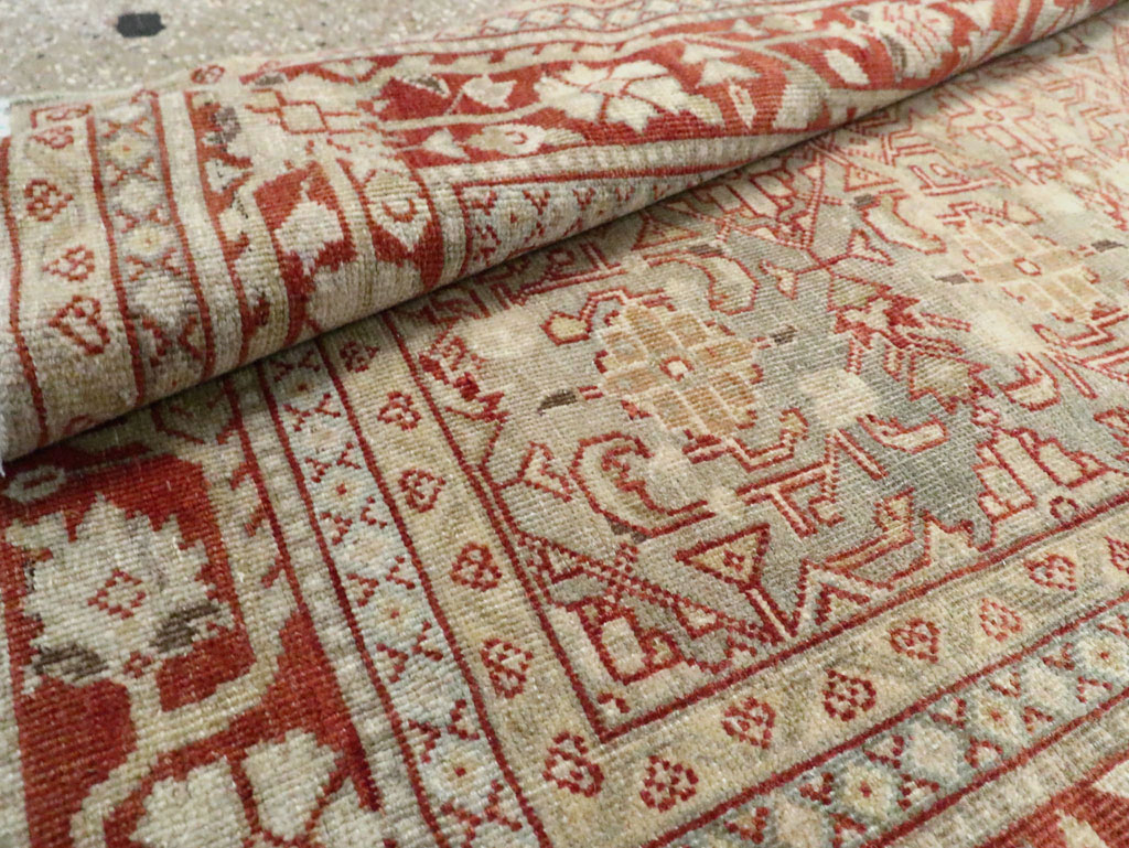 Antique Persian Mahal Gallery Runner, No.23453 - Staging