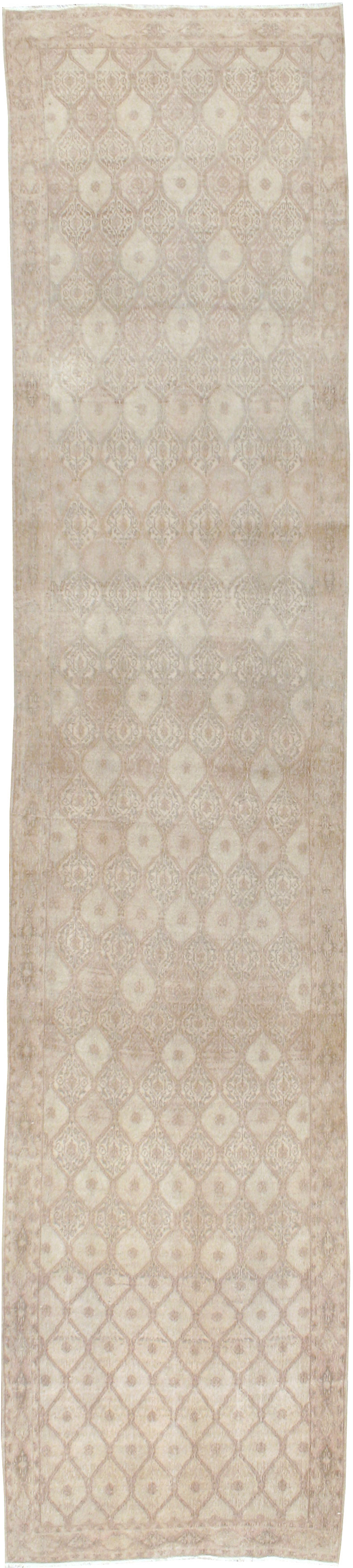 Vintage Persian Mashad Gallery Runner, No.23457 - Staging