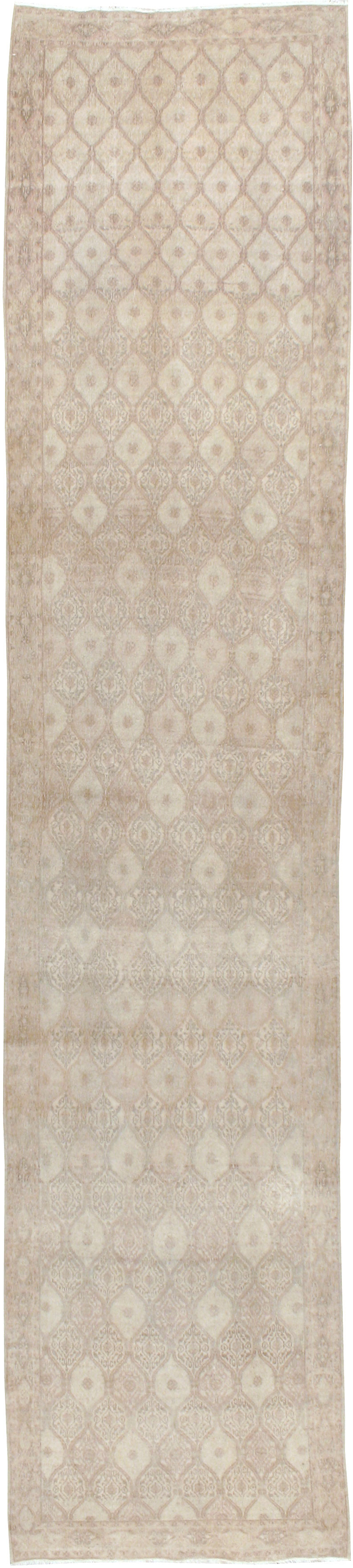 Vintage Persian Mashad Gallery Runner, No.23457 - Staging