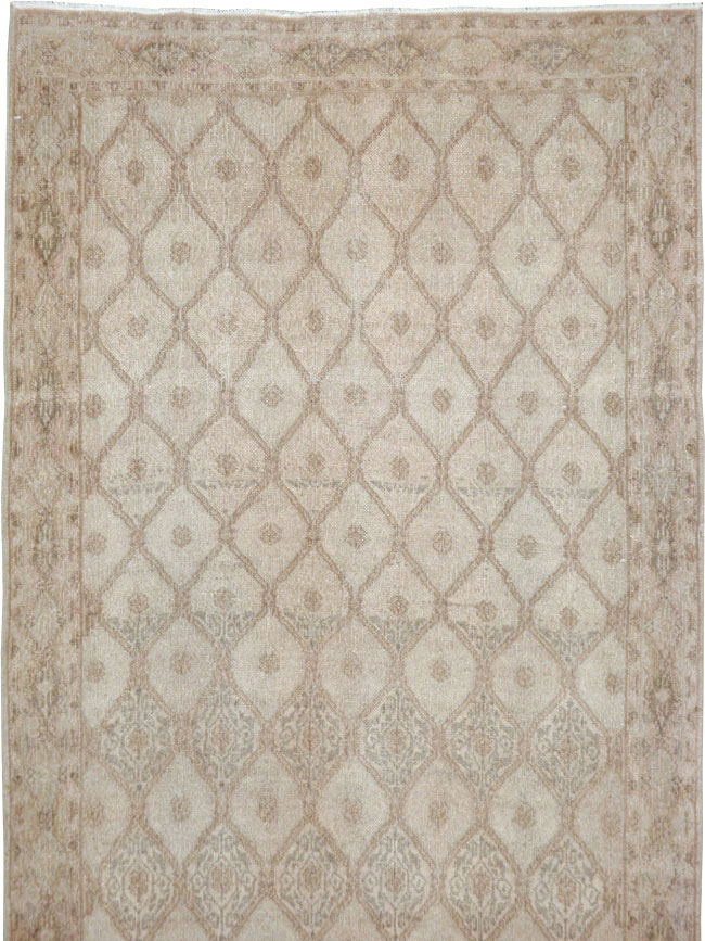 Vintage Persian Mashad Gallery Runner, No.23457 - Staging