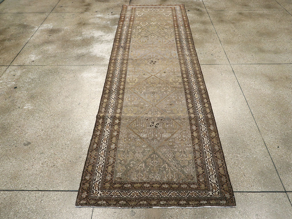 Vintage Persian Kurdish Runner, No.23475 - Staging