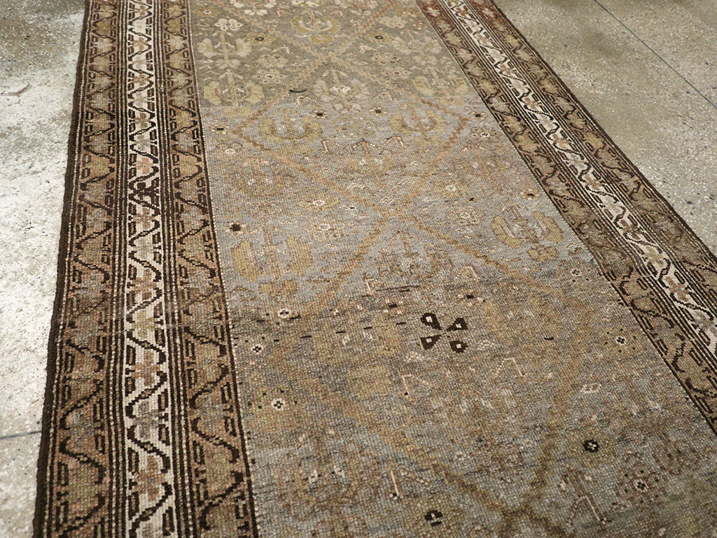 Vintage Persian Kurdish Runner, No.23475 - Staging