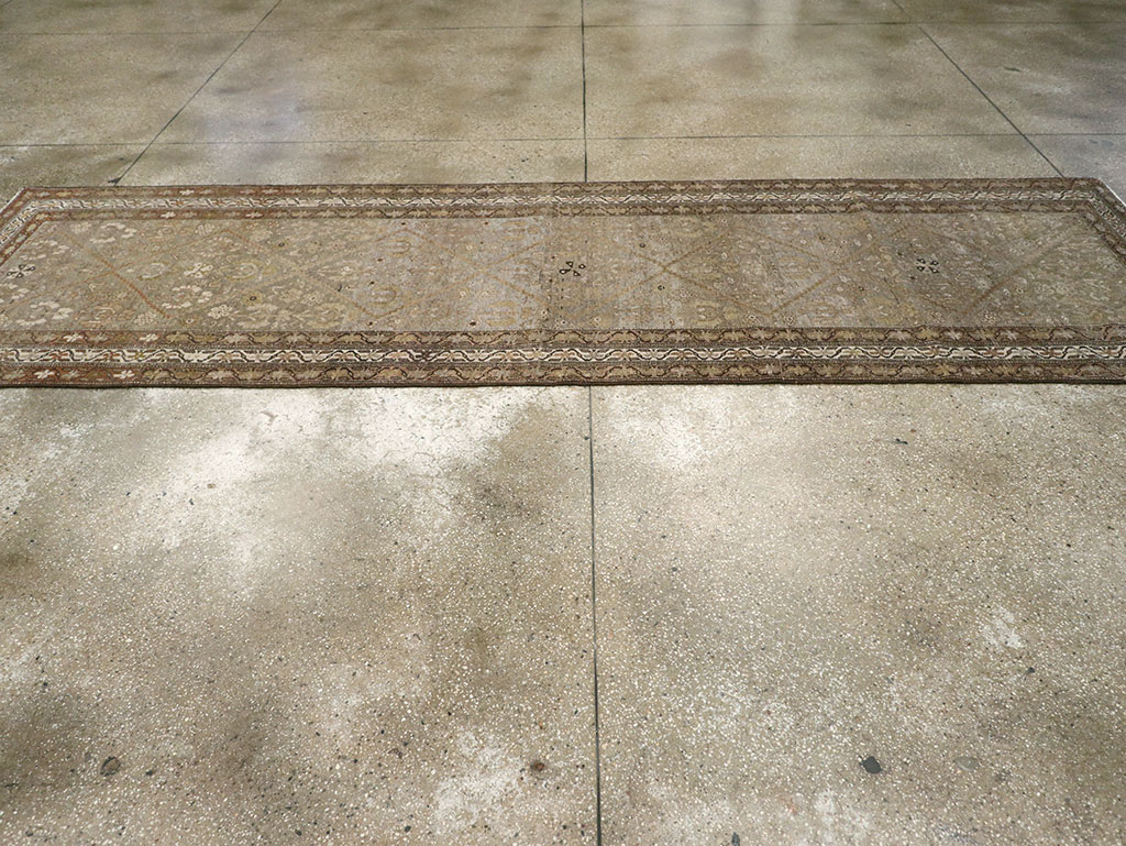 Vintage Persian Kurdish Runner, No.23475 - Staging