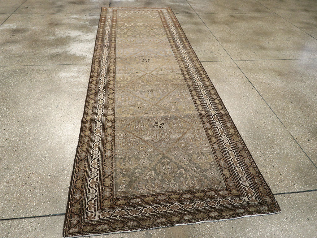 Vintage Persian Kurdish Runner, No.23475 - Staging