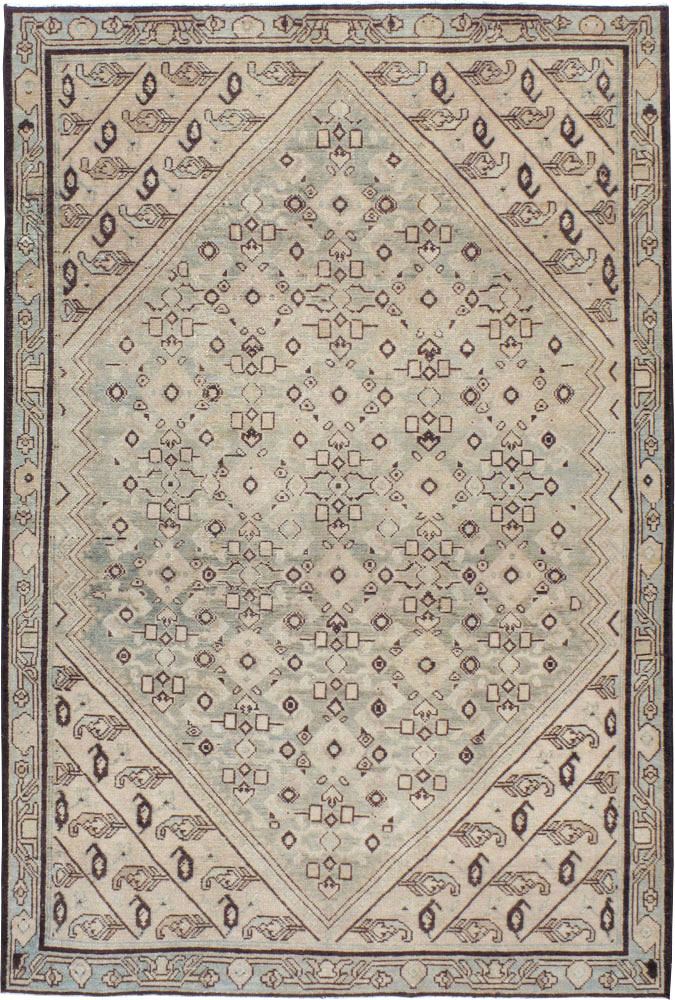 Vintage Persian Malayer Rug, No.23479 - Staging