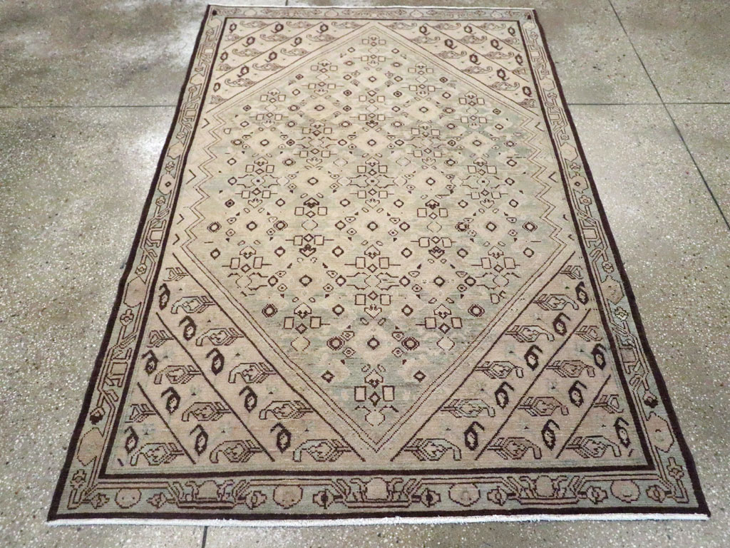 Vintage Persian Malayer Rug, No.23479 - Staging
