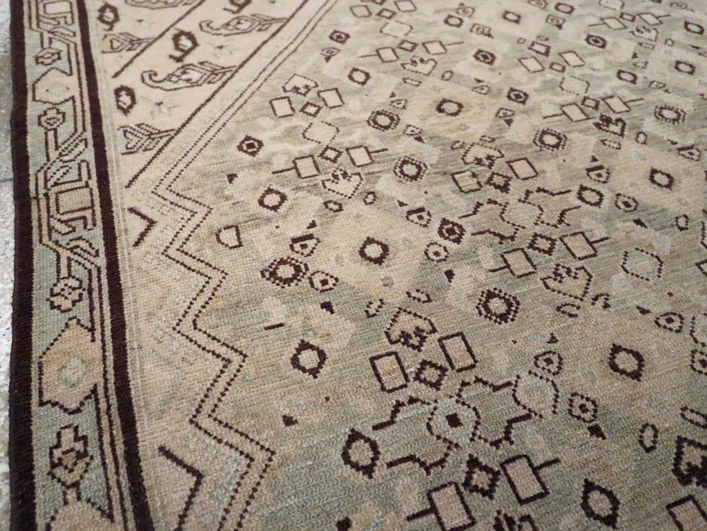 Vintage Persian Malayer Rug, No.23479 - Staging