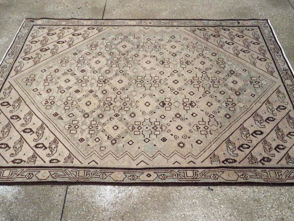 Vintage Persian Malayer Rug, No.23479 - Staging