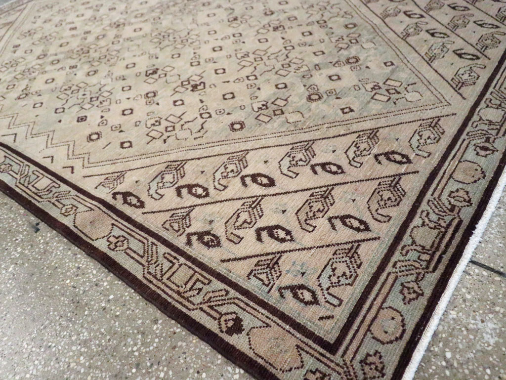 Vintage Persian Malayer Rug, No.23479 - Staging