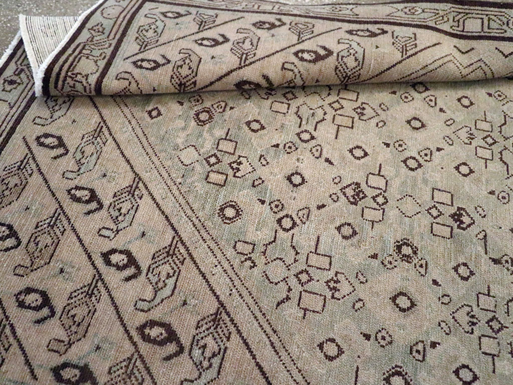 Vintage Persian Malayer Rug, No.23479 - Staging