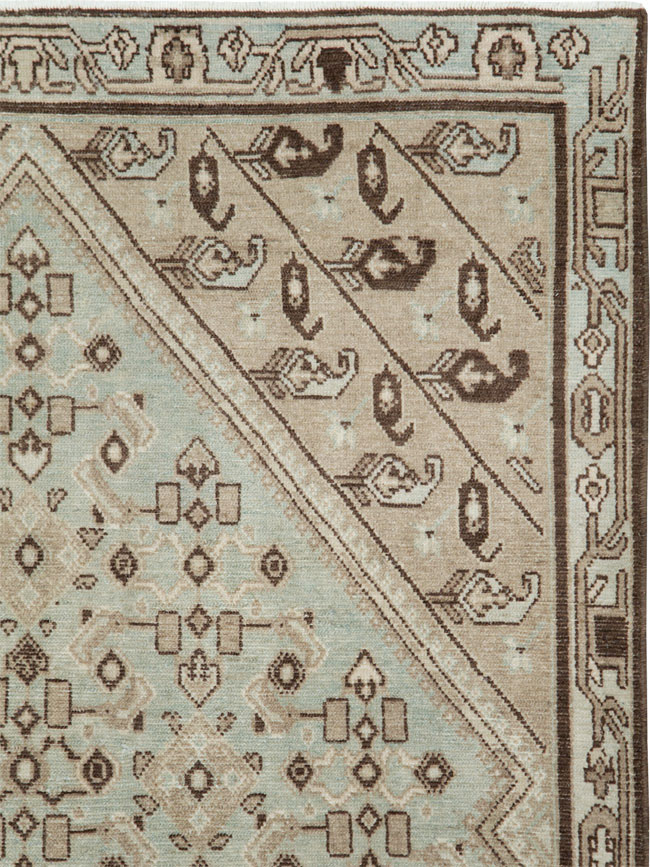 Vintage Persian Malayer Rug (Pair: 2 of 2), No.23480 - Staging