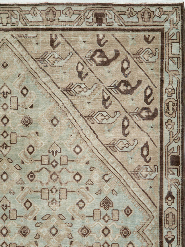 Vintage Persian Malayer Rug (Pair: 2 of 2), No.23480 - Staging