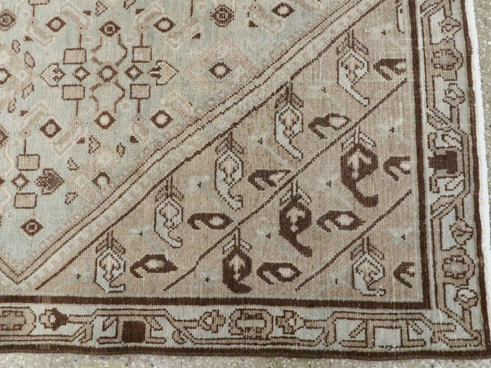 Vintage Persian Malayer Rug (Pair: 2 of 2), No.23480 - Staging