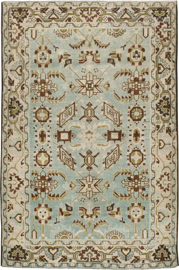 Vintage Persian Malayer Rug, No.23481 - Staging