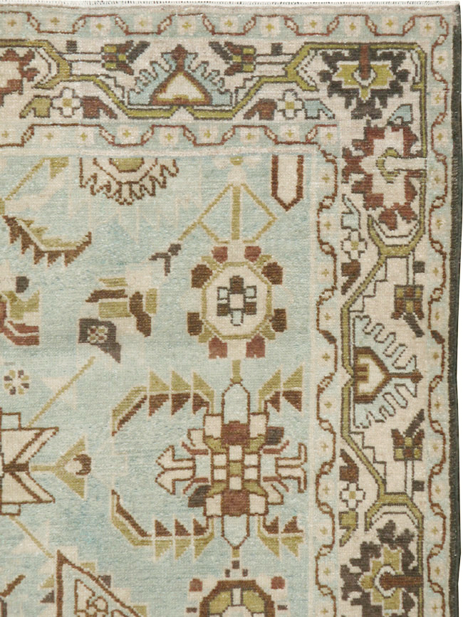 Vintage Persian Malayer Rug, No.23481 - Staging