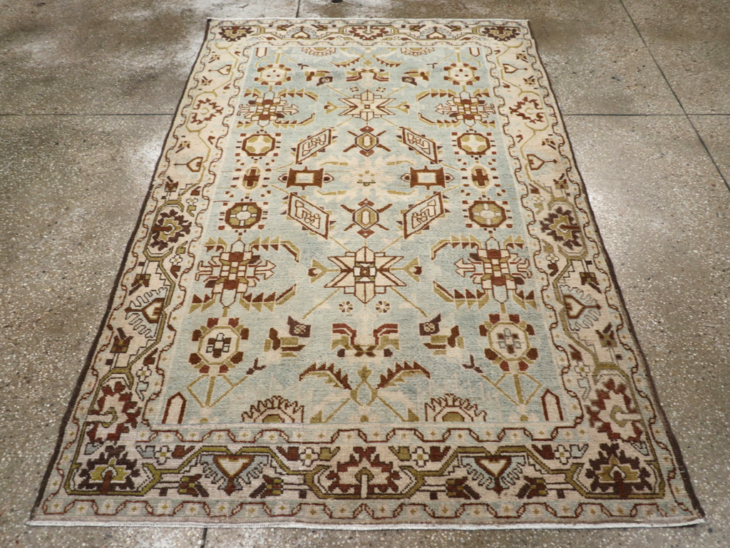 Vintage Persian Malayer Rug, No.23481 - Staging