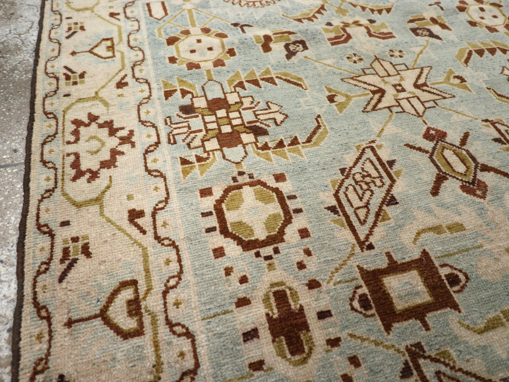 Vintage Persian Malayer Rug, No.23481 - Staging