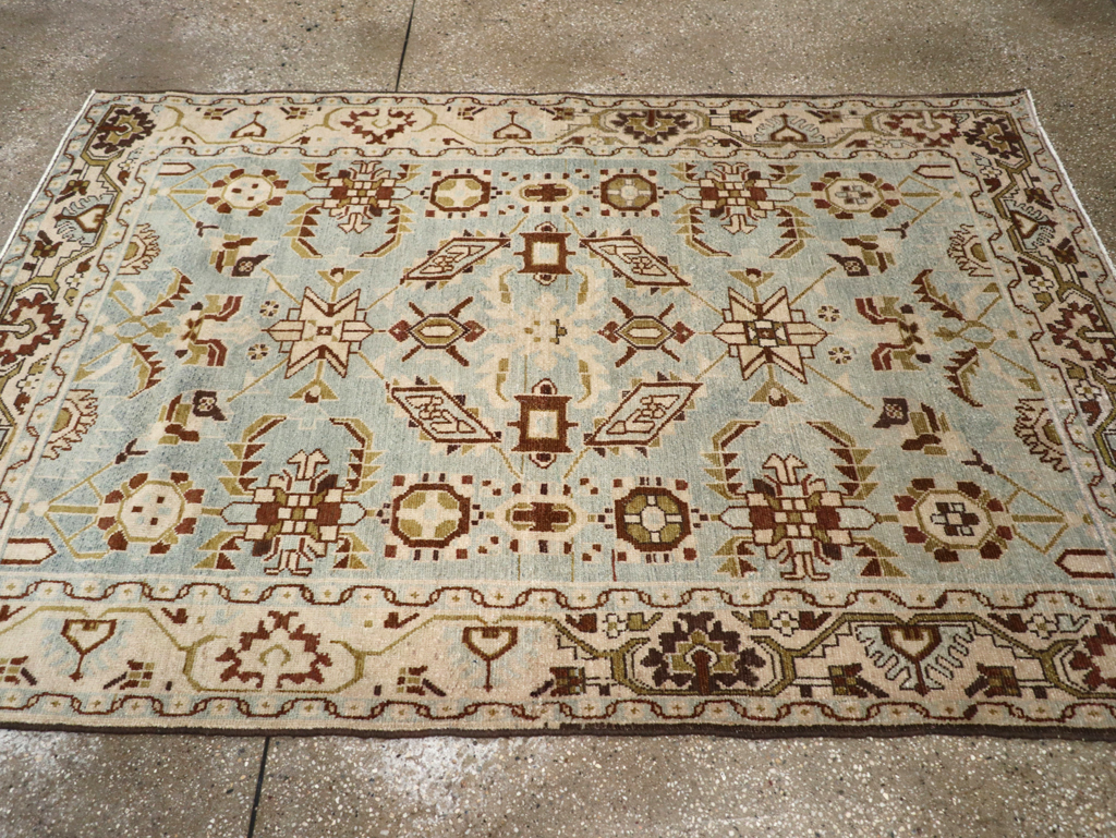 Vintage Persian Malayer Rug, No.23481 - Staging