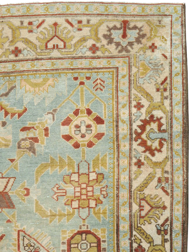 Vintage Persian Malayer Rug, No.23484 - Staging