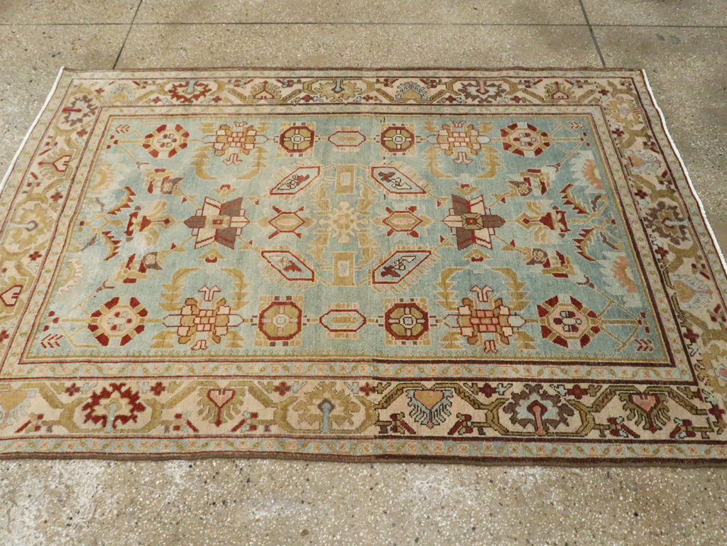 Vintage Persian Malayer Rug, No.23484 - Staging