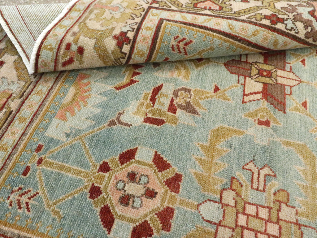 Vintage Persian Malayer Rug, No.23484 - Staging