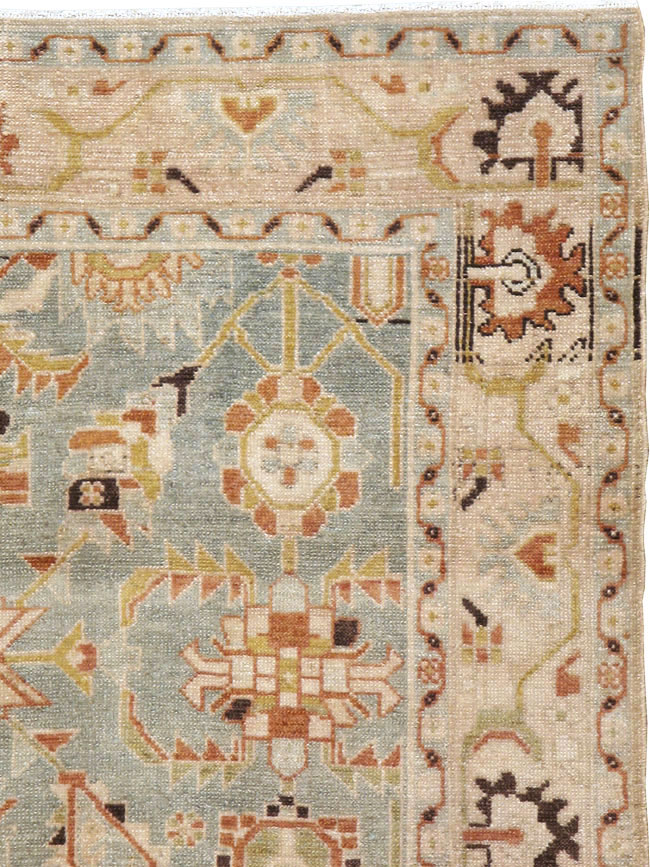 Vintage  Persian Malayer Rug, No.23485 - Staging