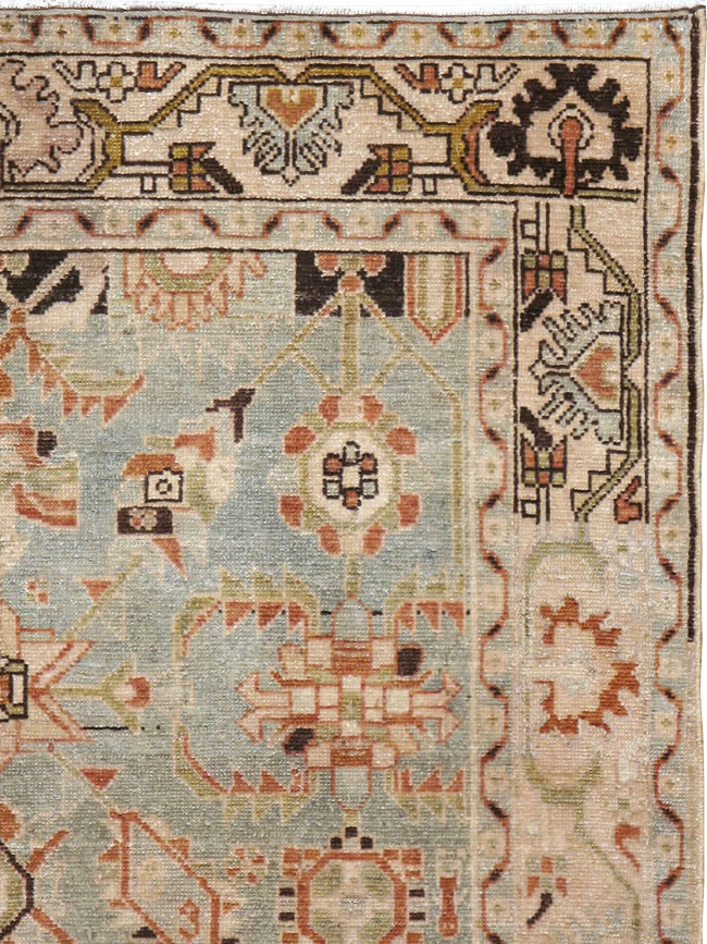 Vintage  Persian Malayer Rug, No.23485 - Staging