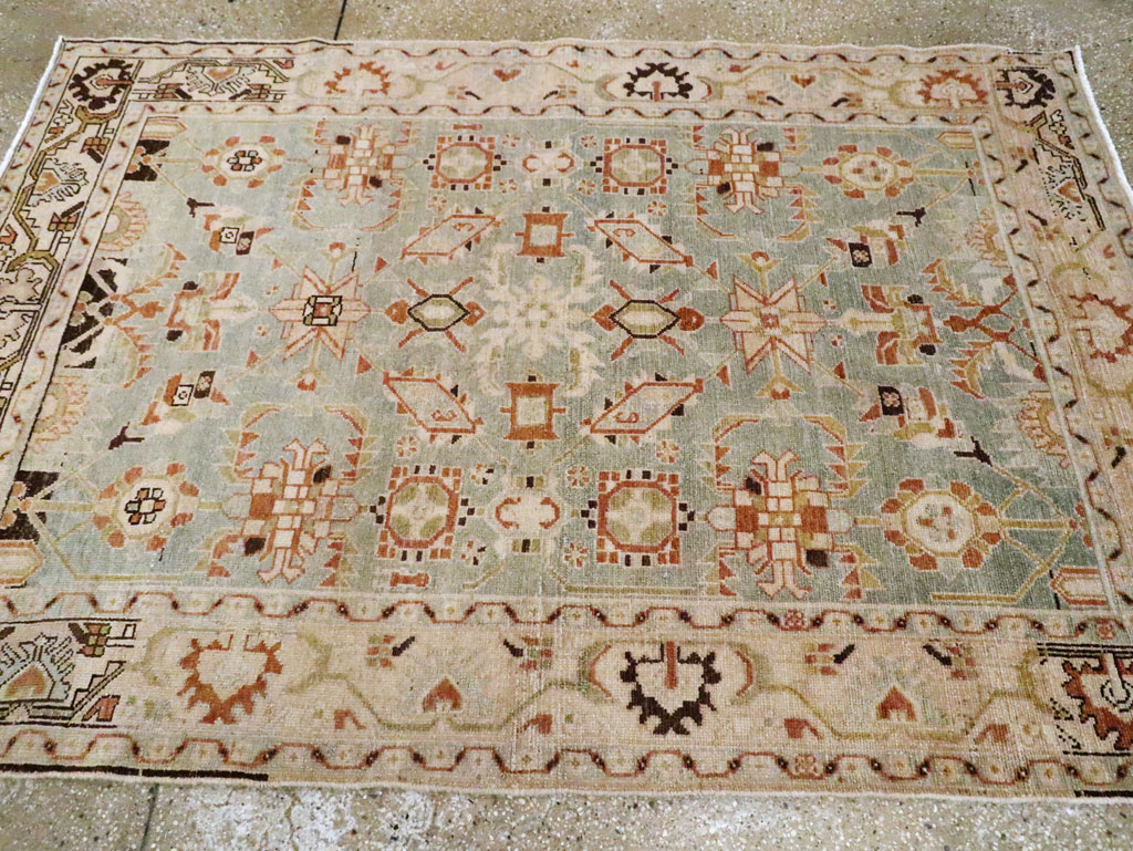 Vintage  Persian Malayer Rug, No.23485 - Staging