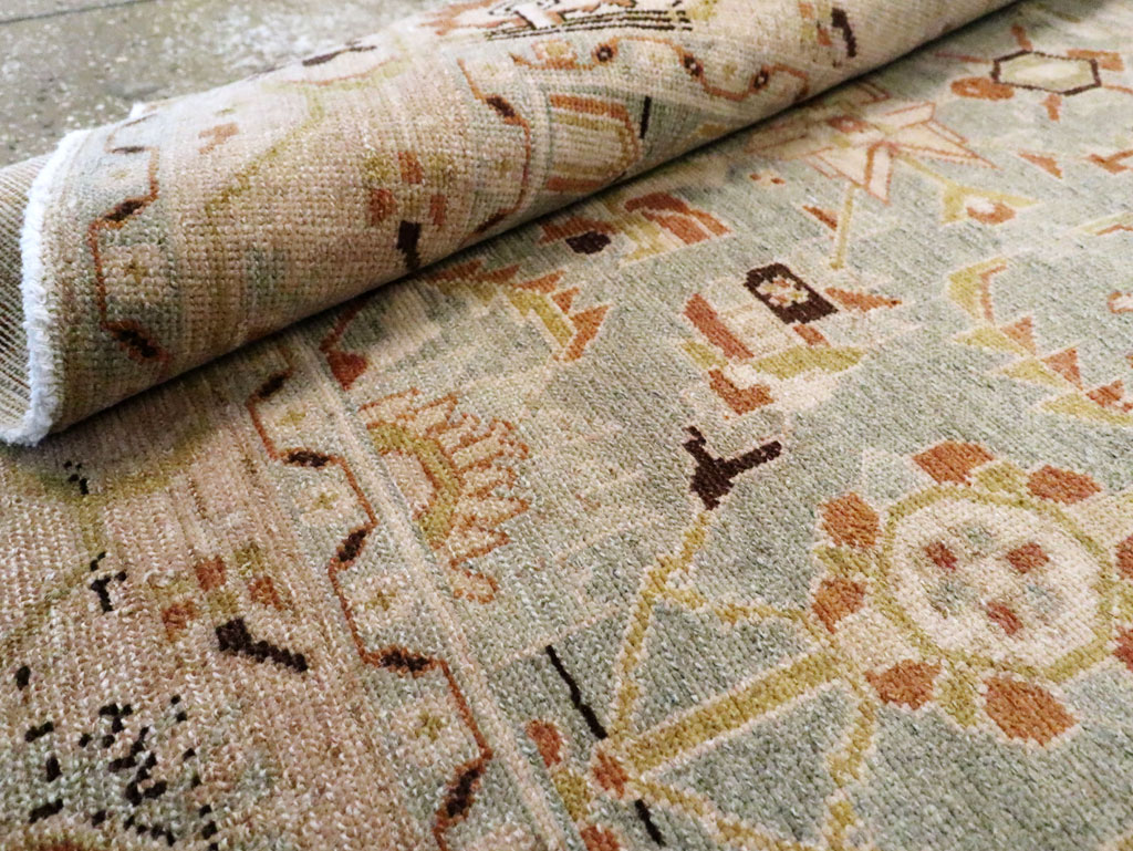 Vintage  Persian Malayer Rug, No.23485 - Staging