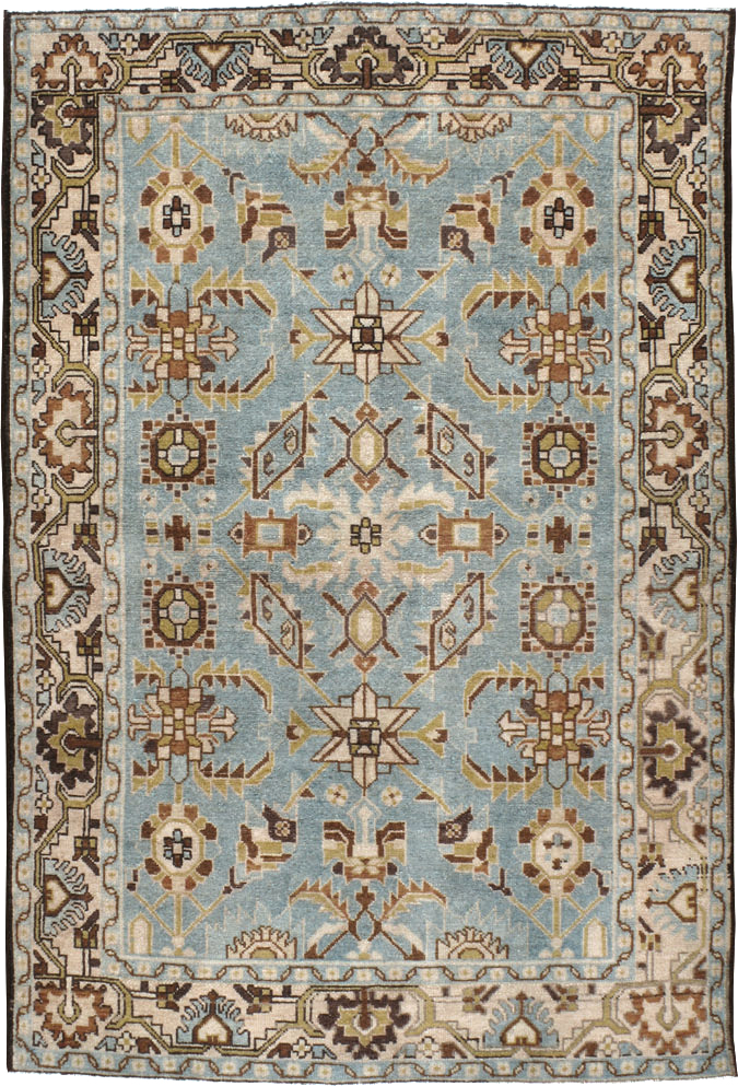 Vintage Persian Malayer Rug (Pair: 1 of 2), No.23486 - Staging
