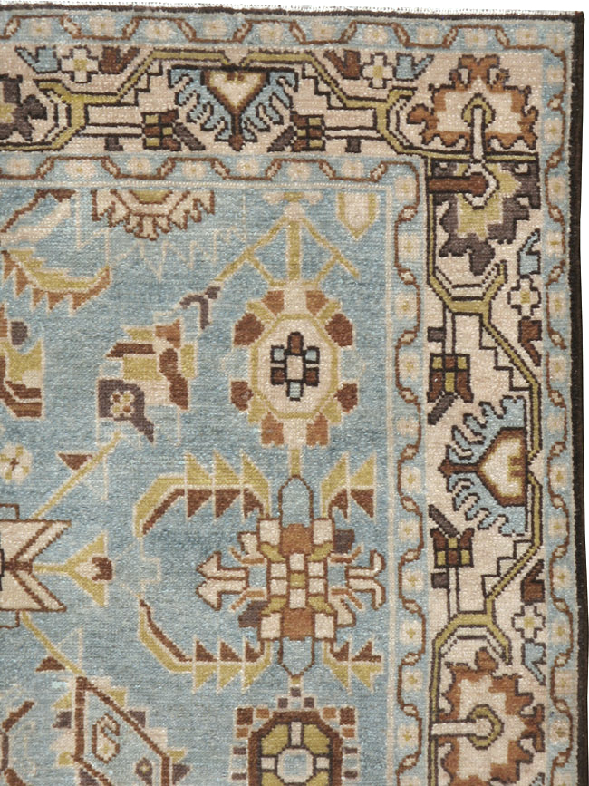 Vintage Persian Malayer Rug (Pair: 1 of 2), No.23486 - Staging