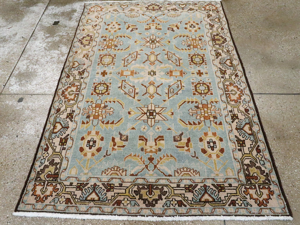 Vintage Persian Malayer Rug (Pair: 1 of 2), No.23486 - Staging