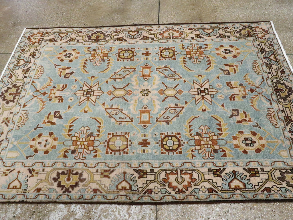 Vintage Persian Malayer Rug (Pair: 1 of 2), No.23486 - Staging