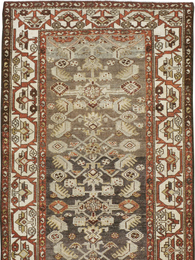 Vintage Persian Bakhtiari Rug, No.23488 - Staging