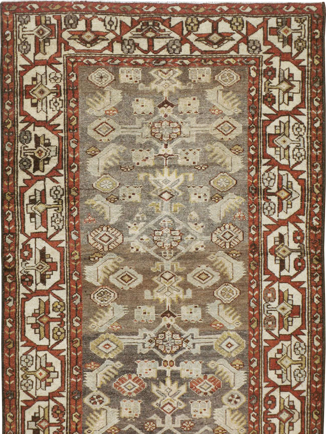 Vintage Persian Bakhtiari Rug, No.23488 - Staging