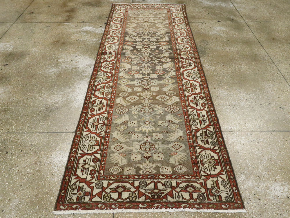 Vintage Persian Bakhtiari Rug, No.23488 - Staging