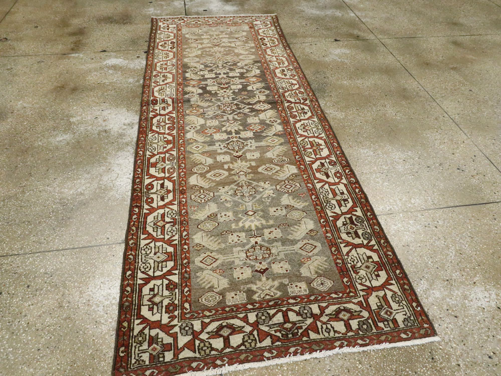 Vintage Persian Bakhtiari Rug, No.23488 - Staging