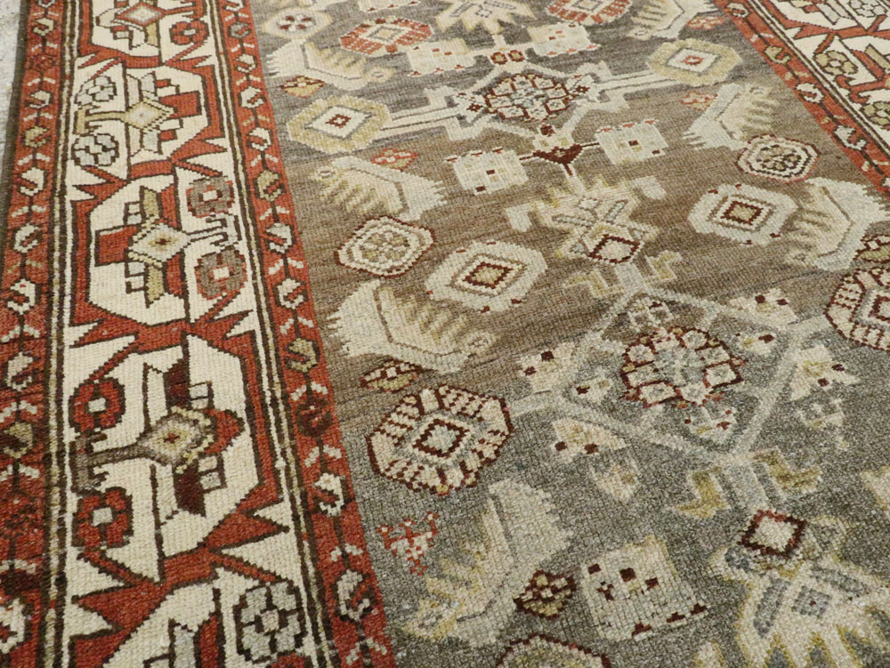 Vintage Persian Bakhtiari Rug, No.23488 - Staging