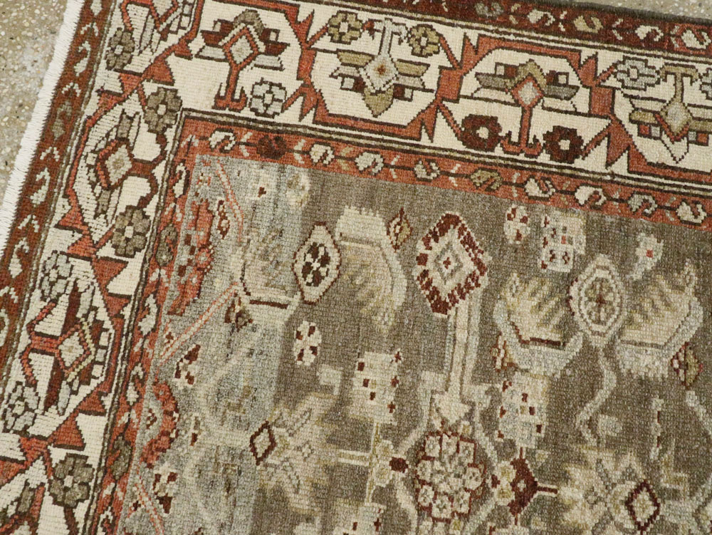 Vintage Persian Bakhtiari Rug, No.23488 - Staging