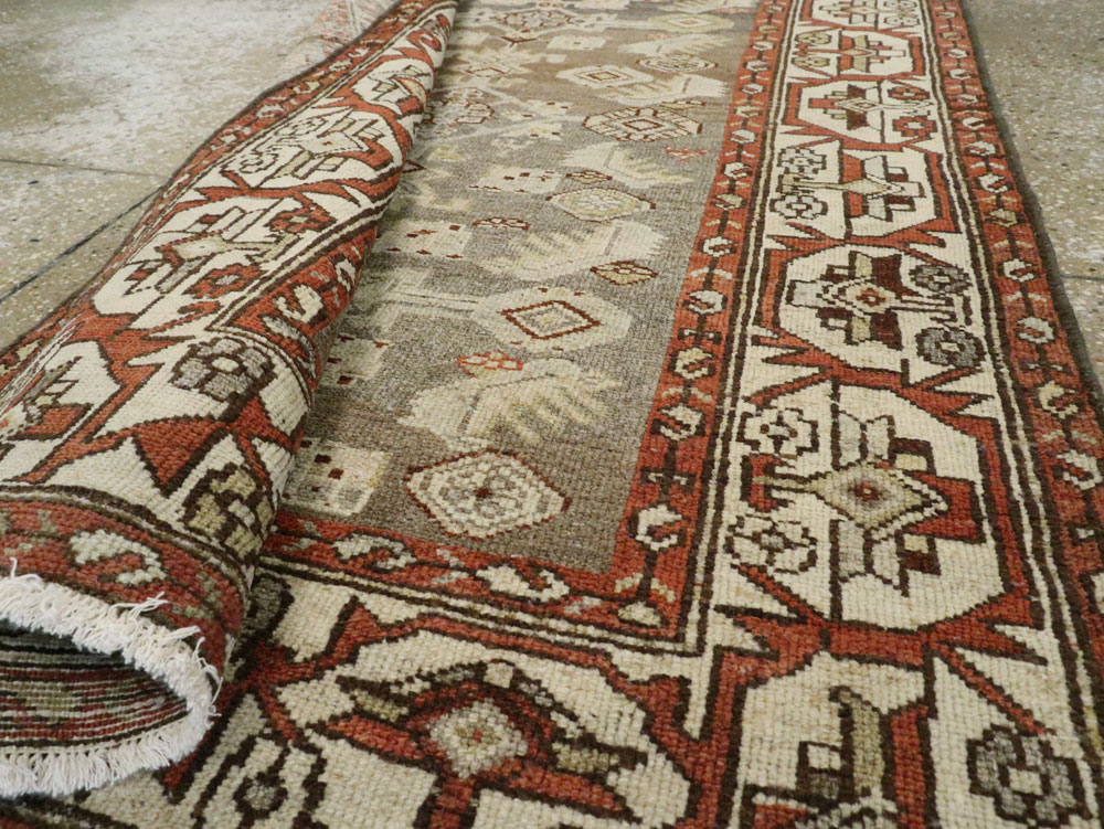 Vintage Persian Bakhtiari Rug, No.23488 - Staging