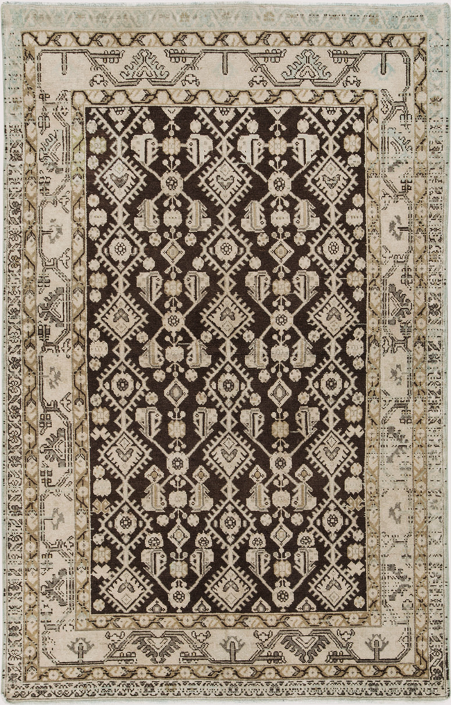 Vintage Persian Malayer Rug, No.23489 - Staging