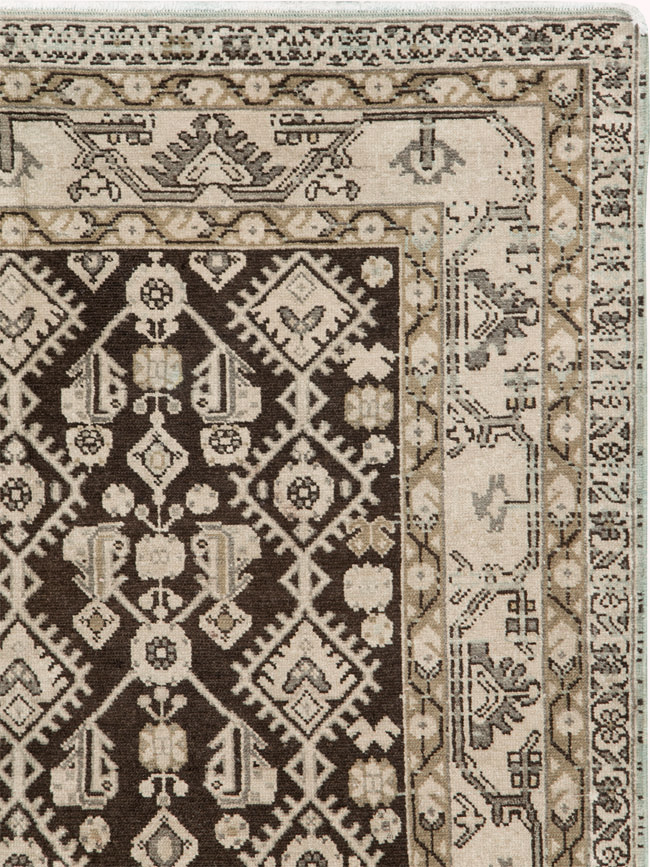 Vintage Persian Malayer Rug, No.23489 - Staging