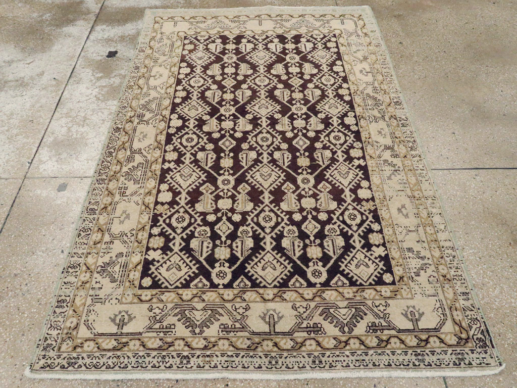Vintage Persian Malayer Rug, No.23489 - Staging
